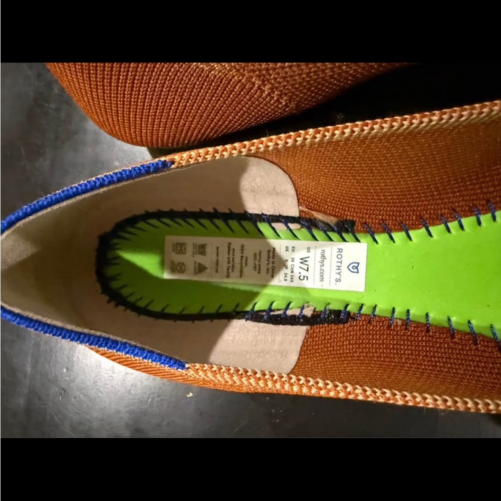 Rothy's Women's Orange Flats 7.5 - Picture 4 of 4